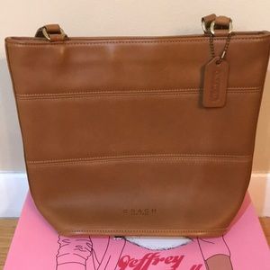 Vintage Leather Coach Bag